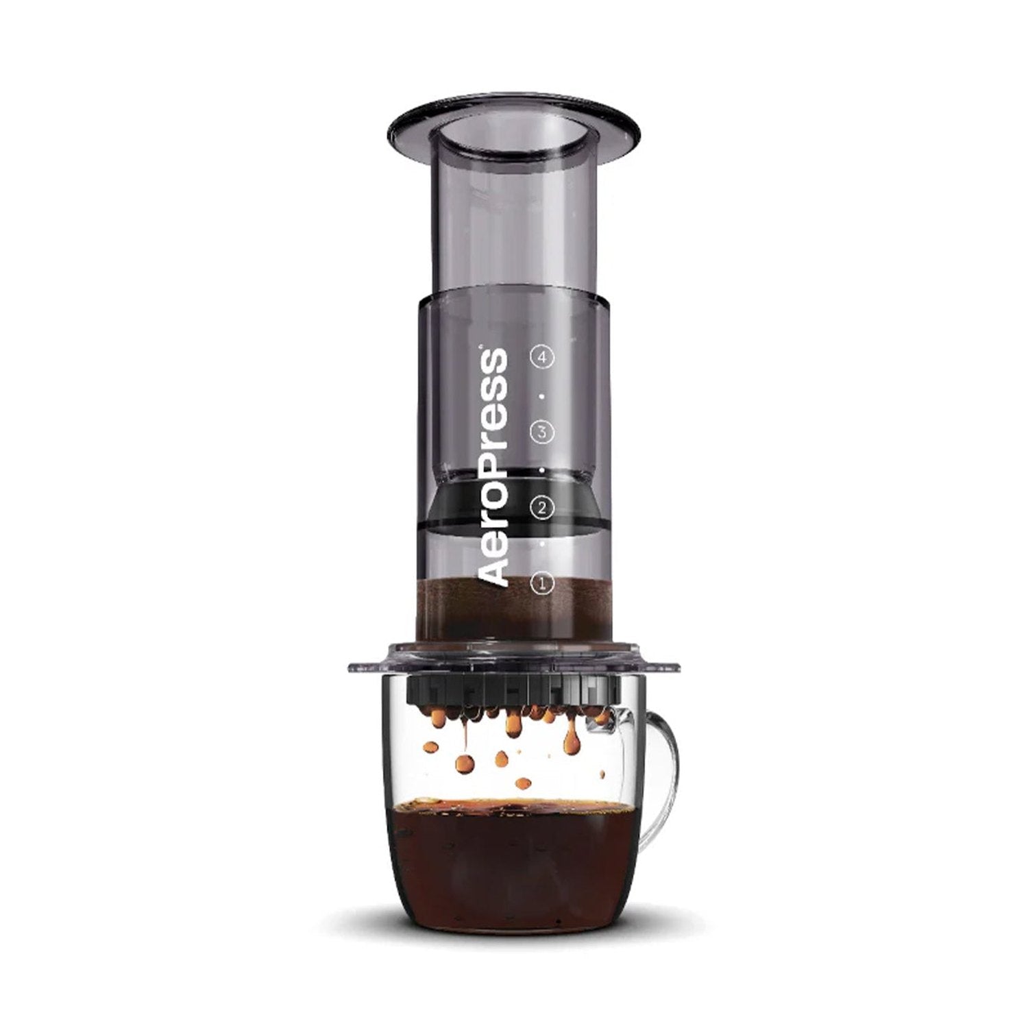 AeroPress Coffee & Espresso Maker - Clear Black