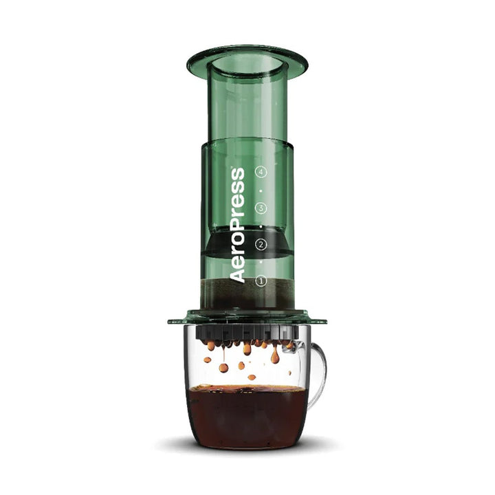 AeroPress Coffee &amp; Espresso Maker - Clear Green