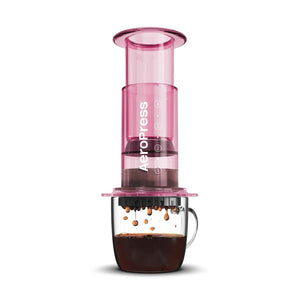 AeroPress Coffee & Espresso Maker - Clear Pink