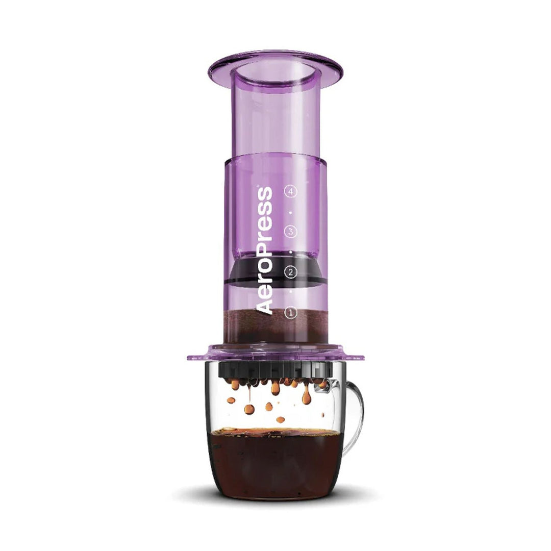 AeroPress Coffee &amp; Espresso Maker - Clear Purple