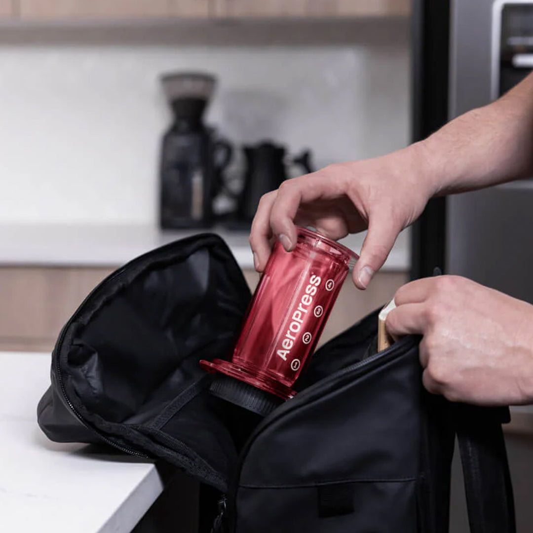 AeroPress Coffee &amp; Espresso Maker - Clear Red