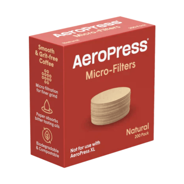 AeroPress Replacement Micro-Filters 200 Pack, Natural