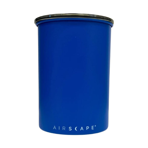 Airscape Classic 1 lb Coffee Canister, Matte Blue