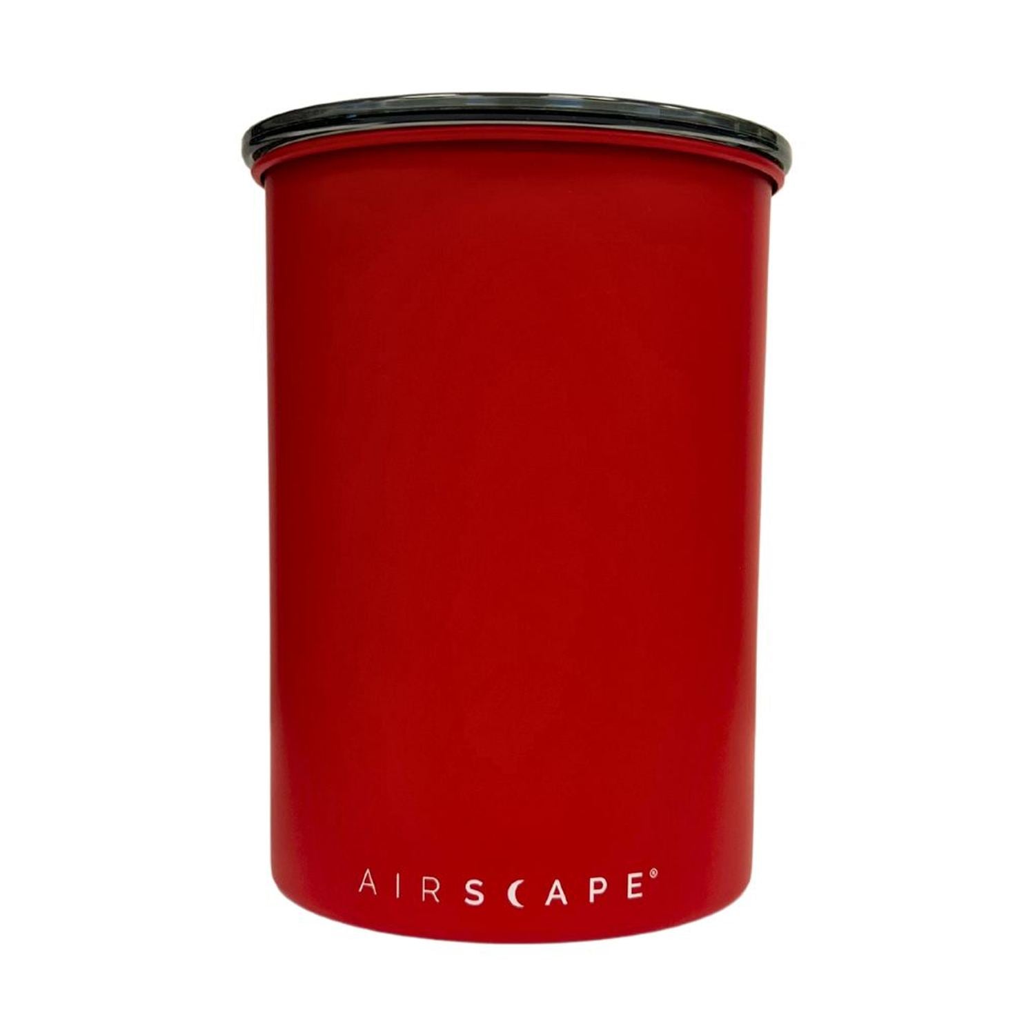 Airscape Classic 1 lb Coffee Canister, Matte Red