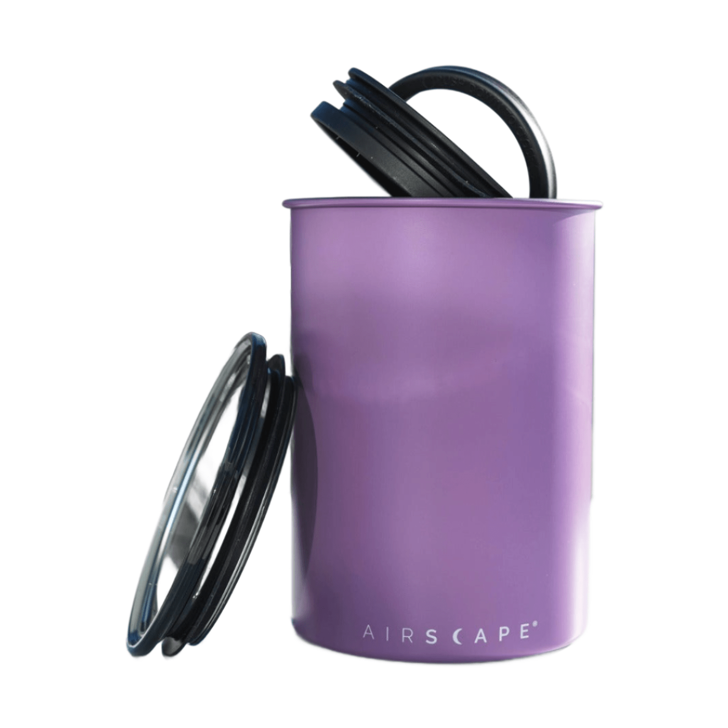 Airscape Medium 1 lb Stainless Steel Canister, Matte Lupine