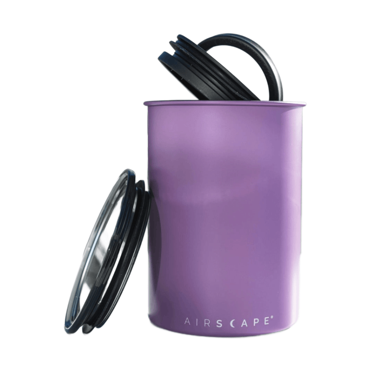 Airscape Medium 1 lb Stainless Steel Canister, Matte Lupine