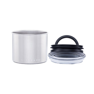 Airscape Small 0.5lb Stainless Steel Canister, Brushed Stainless Steel