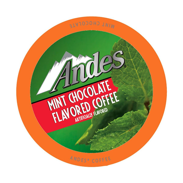 Andes Mints Mint Chocolate Flavoured Single Serve Coffee, 12 Pack