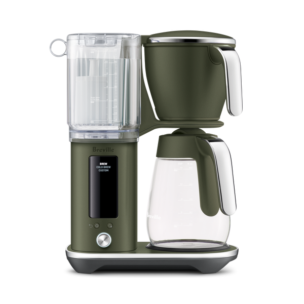 Breville Luxe Precision Brewer Olive Tapanade, Glass Carafe, #BDC415OLT1BNA1
