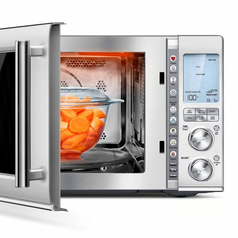 Breville Combi Wave Microwave, Black Stainless Steel 