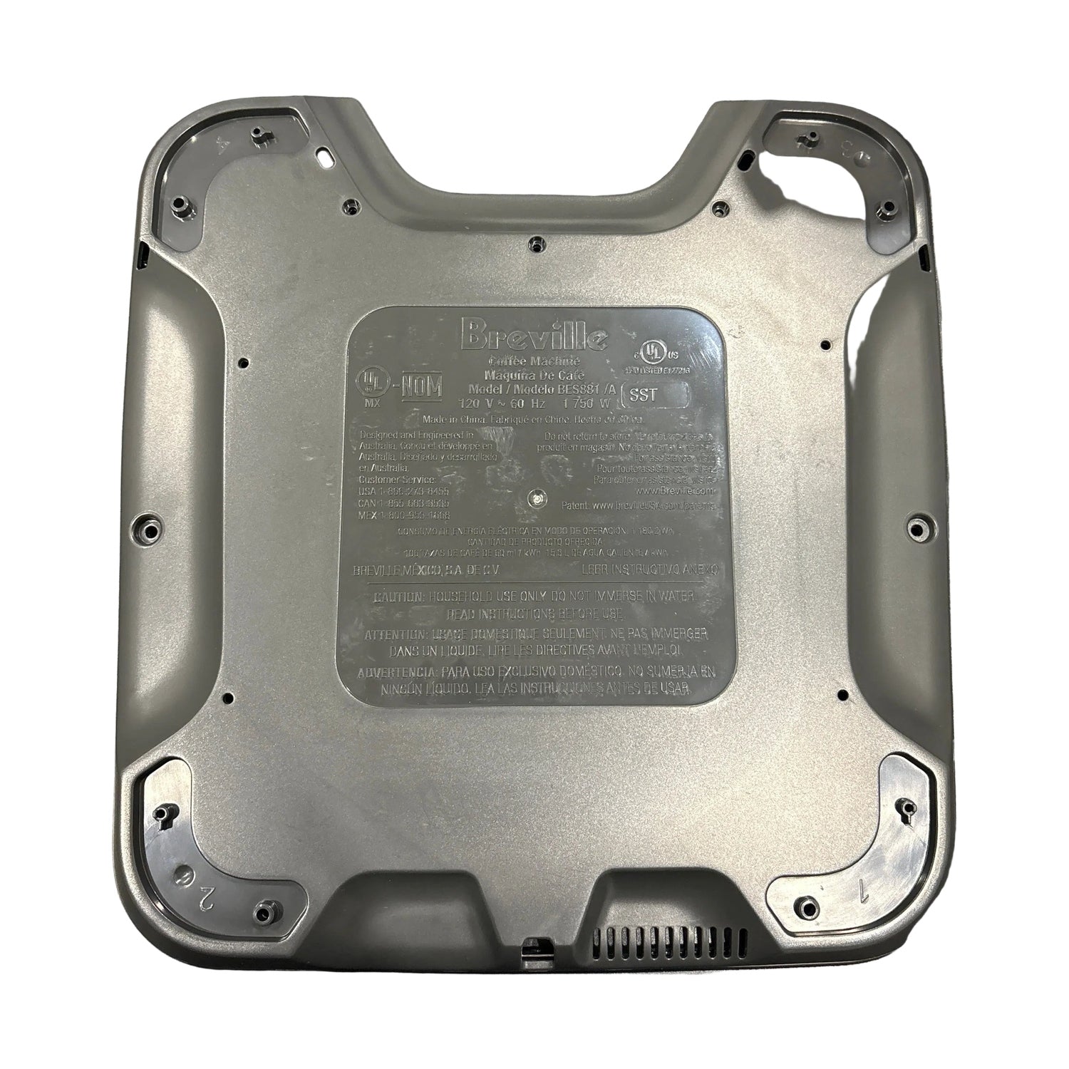 BREVILLE COVER BASE NA SST - SP0110126