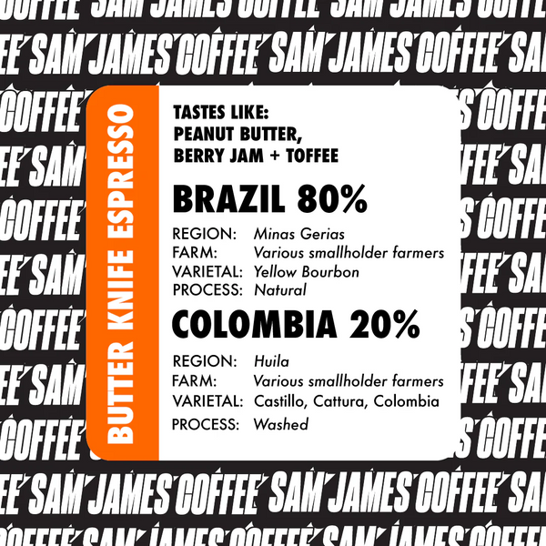 Café en grains entiers Sam James, expresso 12 oz
