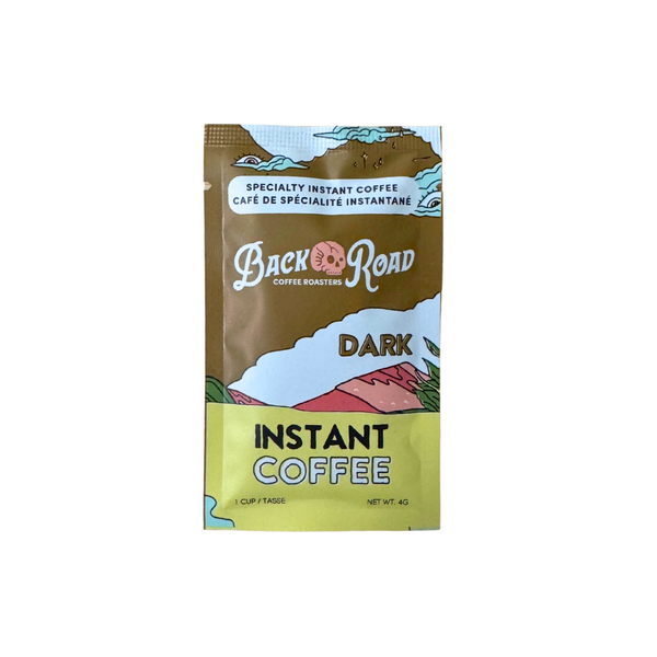 Back Road Coffee Roasters Dark Roast Instant Powder, 4g