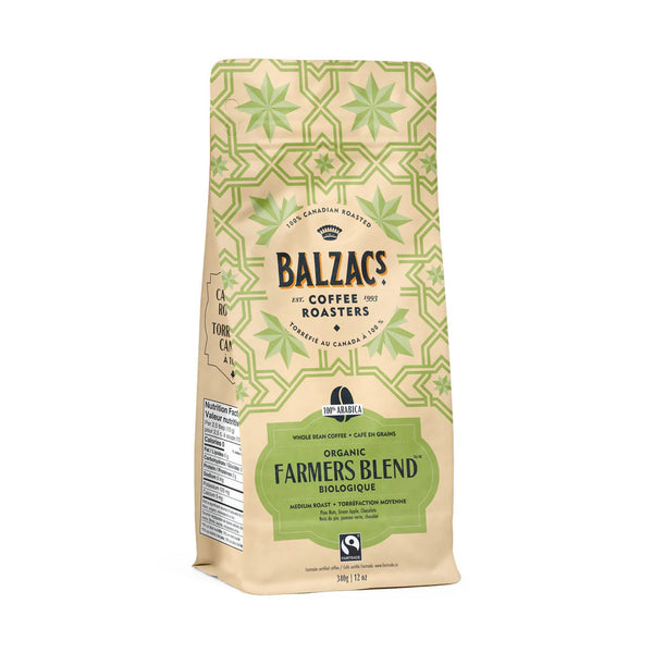 Balzac's Coffee Roasters Farmer's Blend Whole Bean Coffee, 12oz