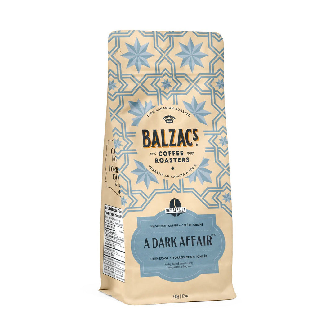 Balzacs Coffee Roasters A Dark Affair Whole Bean Coffee, 12 oz.