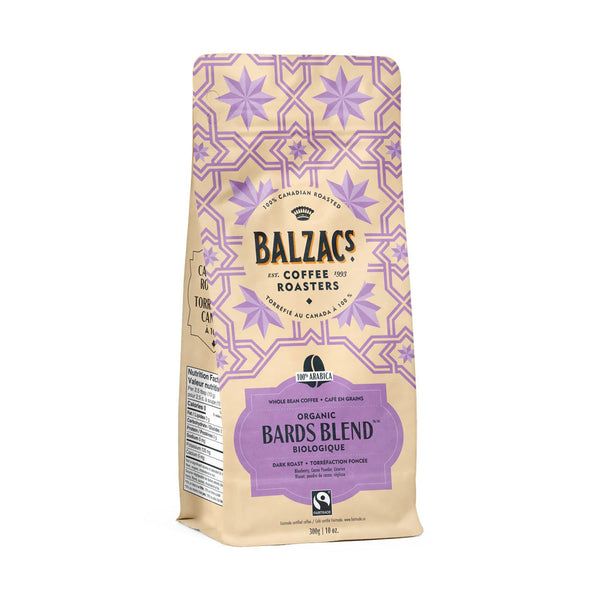 Balzacs Coffee Roasters Bards Blend Whole Bean Coffee, 12 oz.
