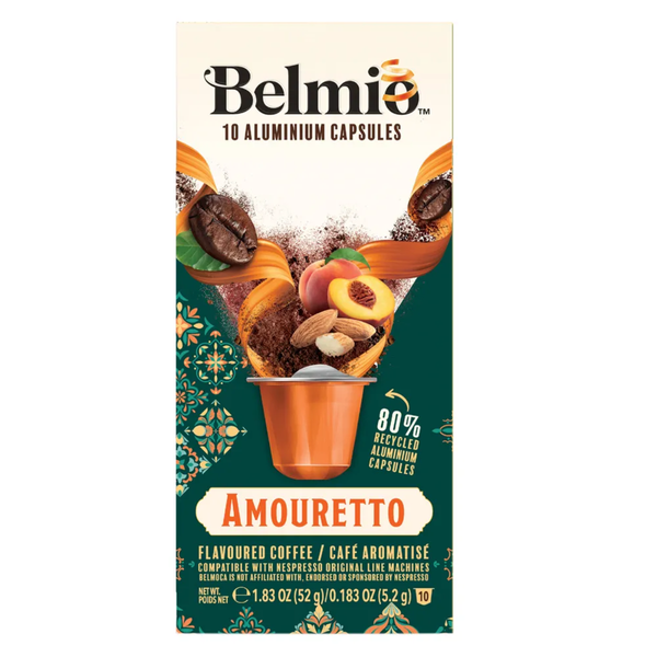 Belmio Amouretto Nespresso® Compatible Capsules, 10 Pack