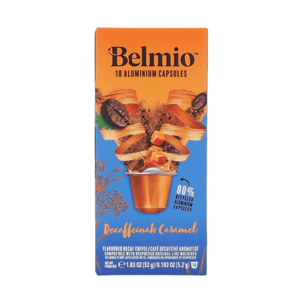 Belmio Decaf Caramel Nespresso® Compatible Capsules, 10 Pack