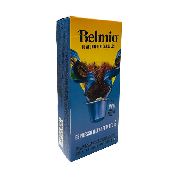 Belmio Decaffeinato 6 Nespresso® Compatible Capsules, 10 Pack