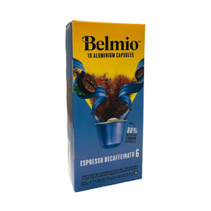 Belmio Decaffeinato 6 Nespresso® Compatible Capsules, 10 Pack
