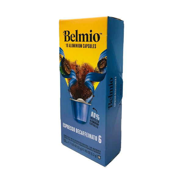 Belmio Decaffeinato 6 Nespresso® Compatible Capsules, 10 Pack