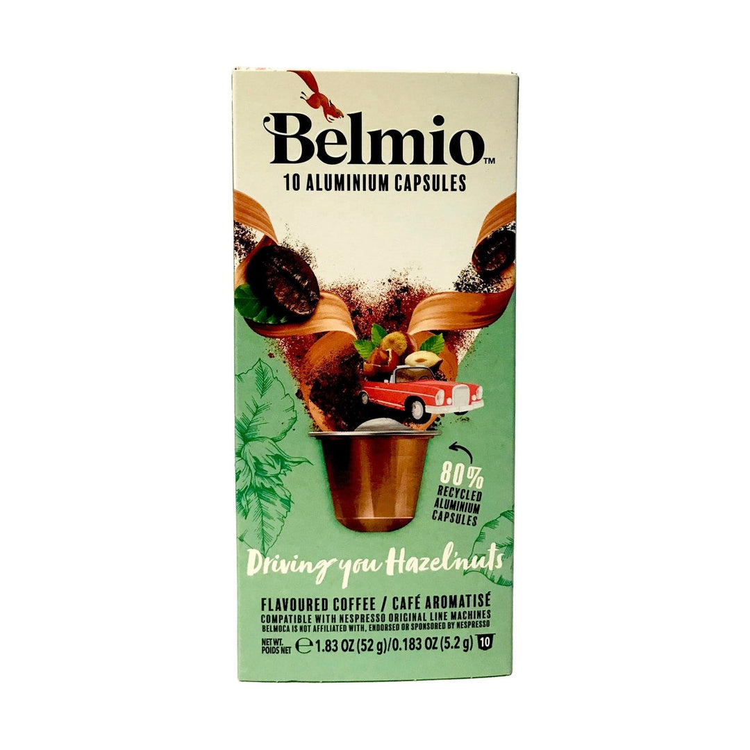 Belmio Driving you Hazelnut Nespresso® Compatible Capsules, 10 Pack