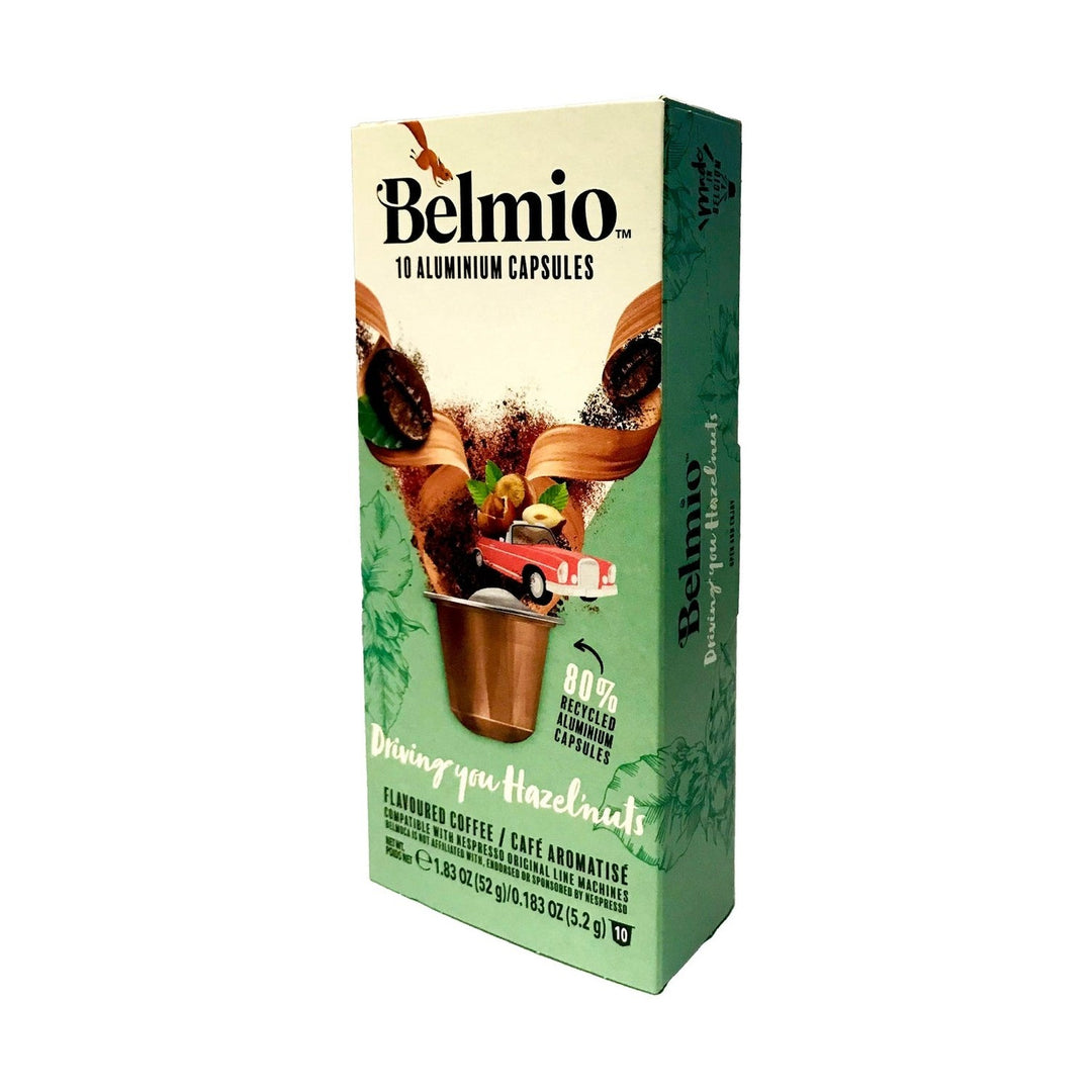 Belmio Driving you Hazelnut Nespresso® Compatible Capsules, 10 Pack