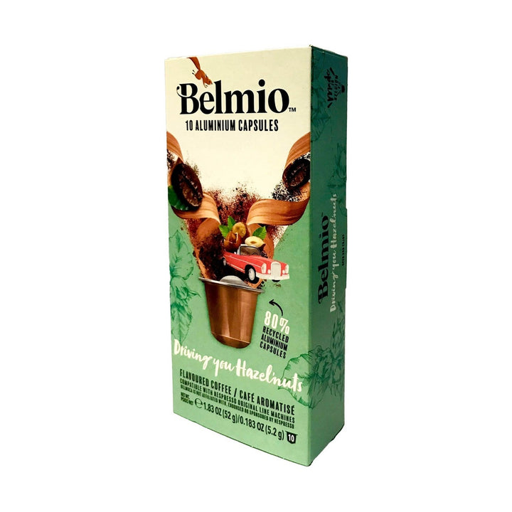 Belmio Driving you Hazelnut Nespresso® Compatible Capsules, 10 Pack