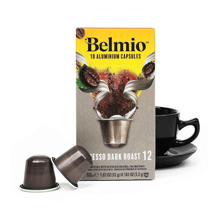 Belmio Espresso Dark Roast Nespresso® Compatible Capsules, 10 Pack
