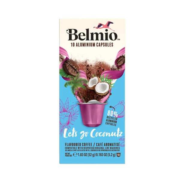 Belmio Let's go Coconutz Nespresso® Compatible Capsules, 10 Pack