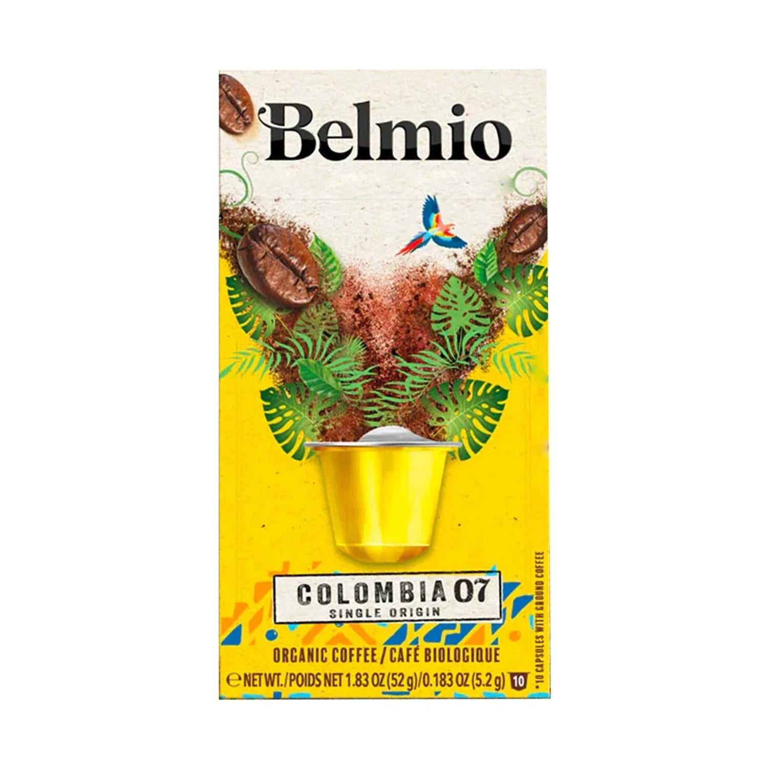Belmio Organic Colombia 07 Nespresso® Compatible Capsules, 10 Pack