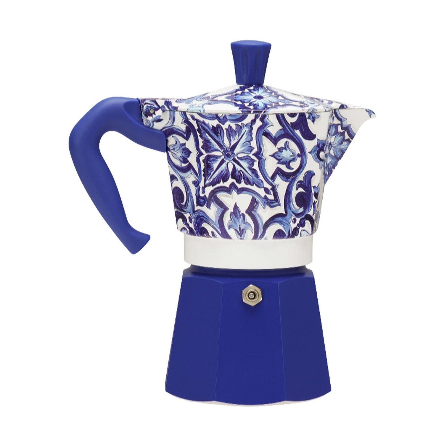 Bialetti Dolce&Gabbana Moka Express Espresso Maker Mediterranean Blue, 6 Cup