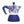 Bialetti Dolce&Gabbana Moka Induction 4 Cup Coffee Maker, Mediterranean Blue