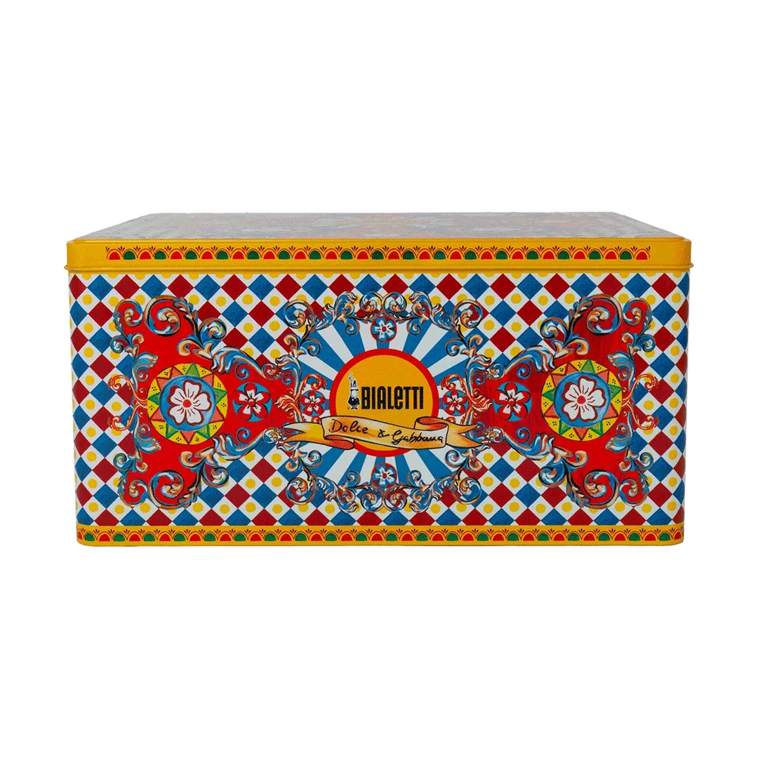 Bialetti Dolce&amp;Gabbana Sicilian Cart Moka Express, Cups &amp; Stirrer Gift Set
