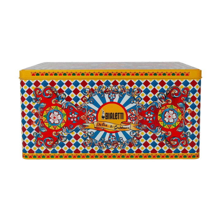 Bialetti Dolce&amp;Gabbana Sicilian Cart Moka Express, Cups &amp; Stirrer Gift Set