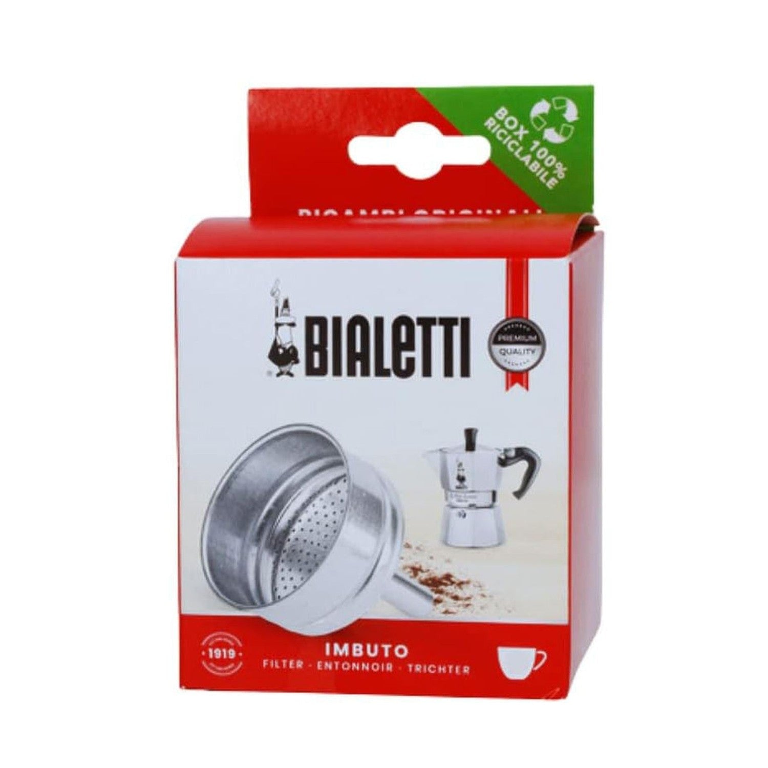 Bialetti Moka 3 Cup Funnel Filter Replacement