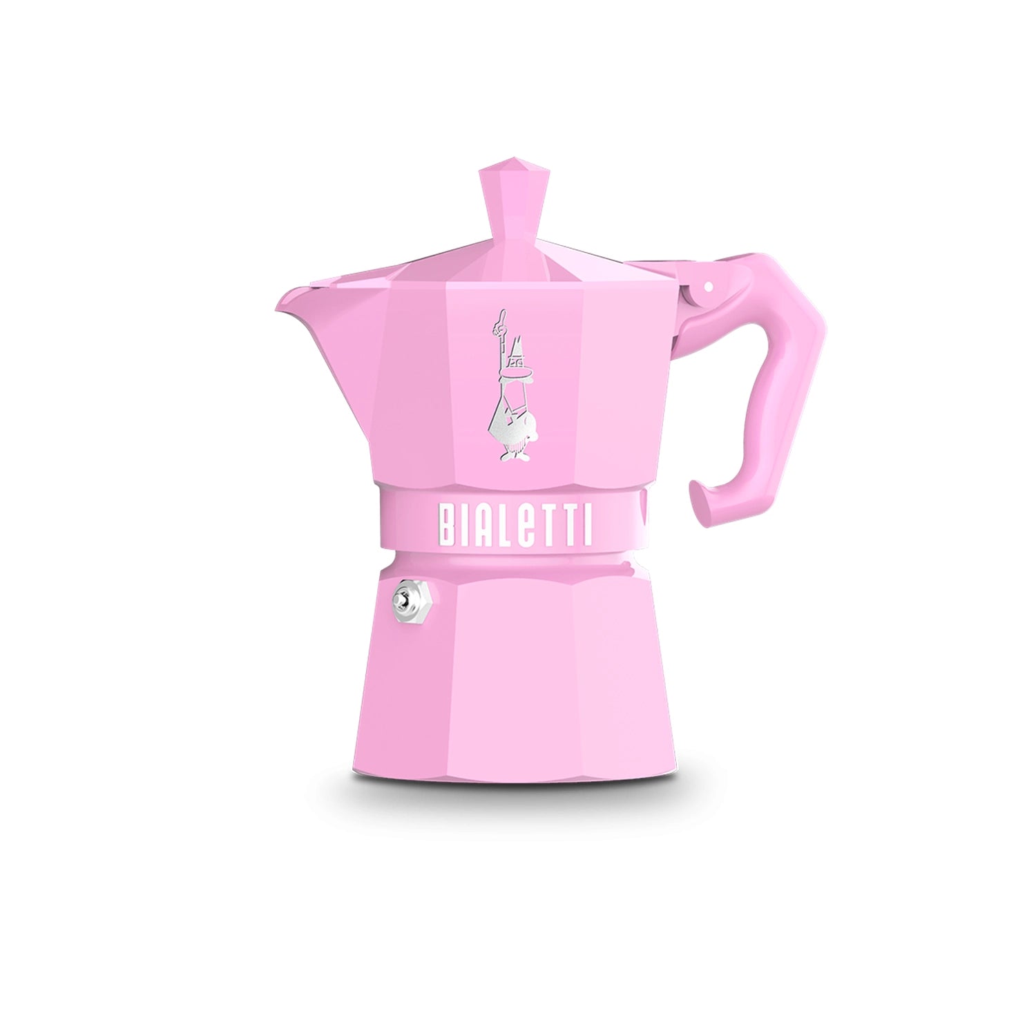 Bialetti Moka Exclusive 3 Cup Stovetop Espresso Maker, Pink