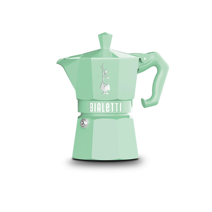 Bialetti Moka Exclusive 3 Cup Stovetop Espresso Maker, Green