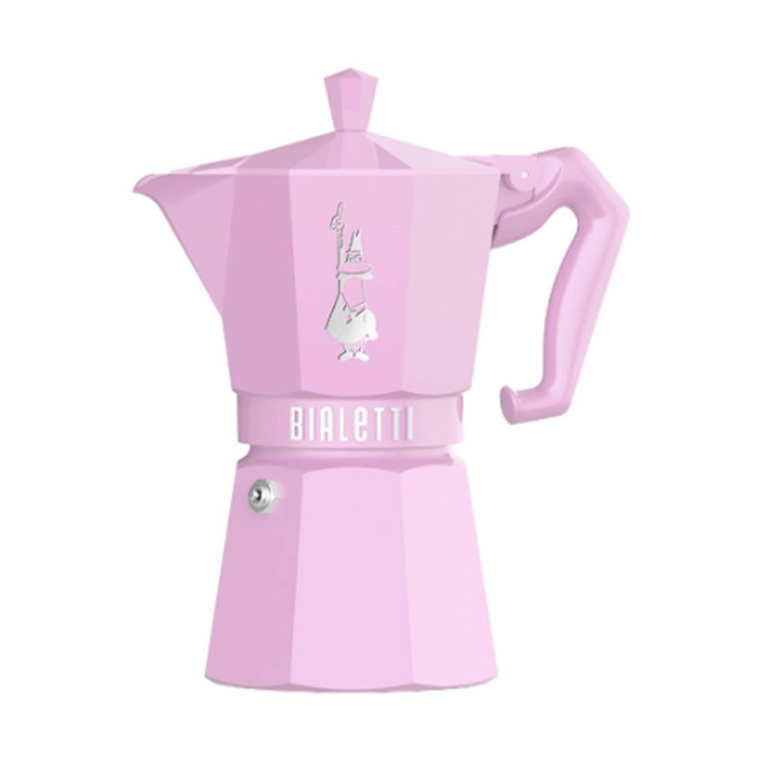 Bialetti Moka Exclusive 6 Cup Stovetop Espresso Maker, Pink