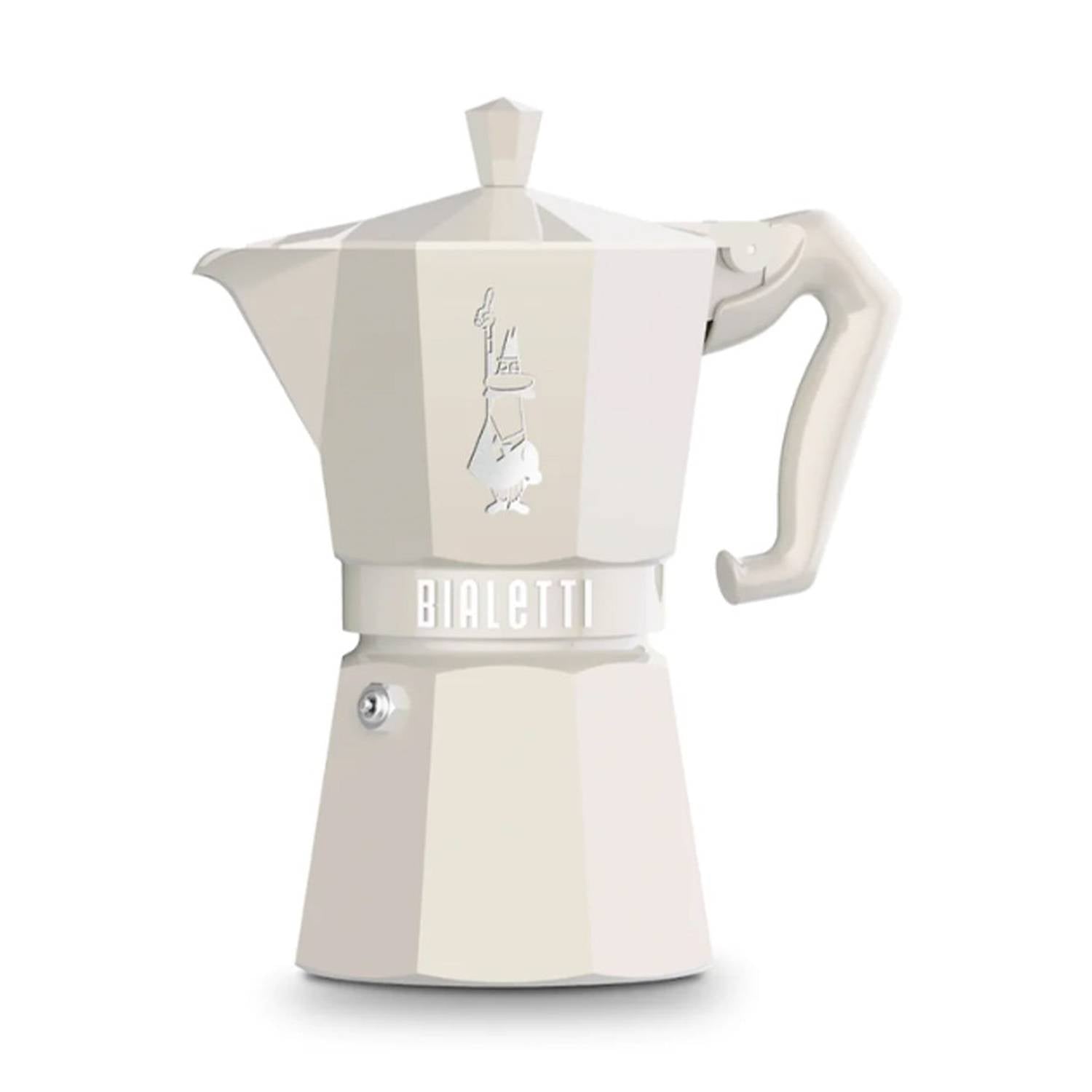 Bialetti Moka Exclusive 6 Cup Stovetop Espresso Maker, Cream