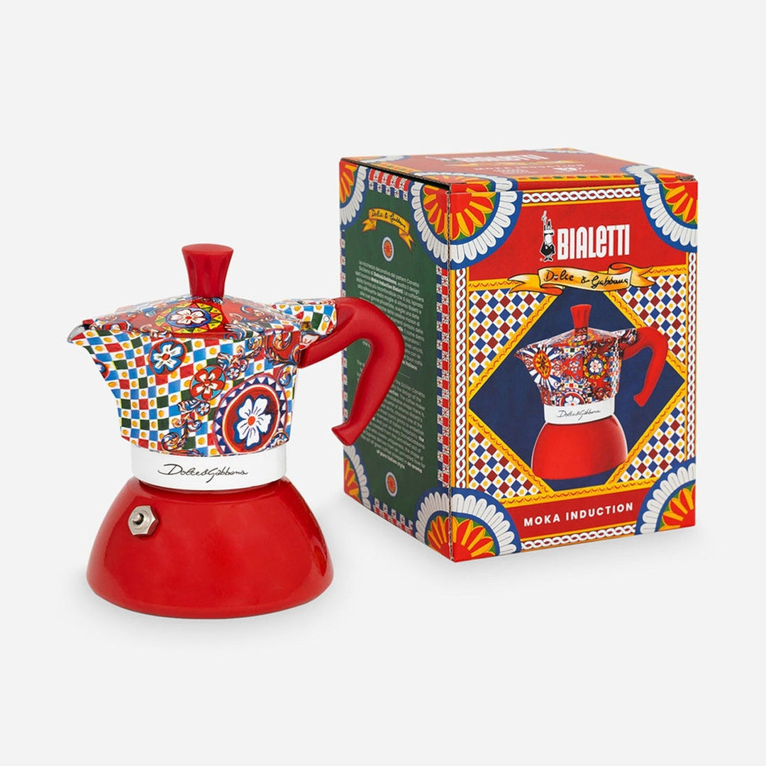 Bialetti Moka Induction Dolce&amp;Gabbana Stovetop Coffee Maker, 4 Cups