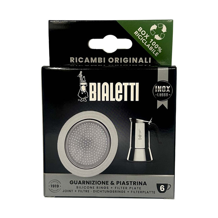 Bialetti SS 6 Cup Replacement Rubber Gasket/Filter
