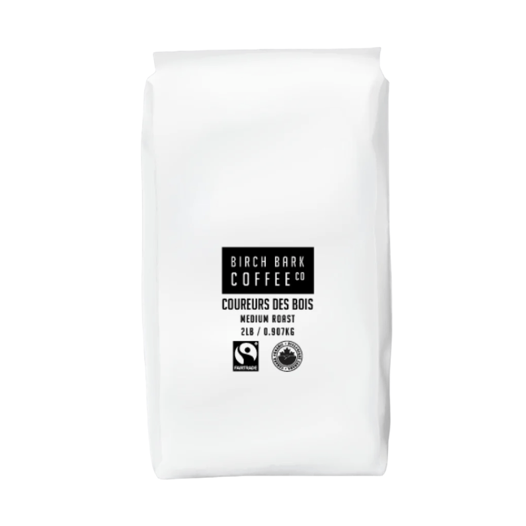 Birch Bark Coureurs Des Bois FTO Whole Bean Coffee, 2 lb