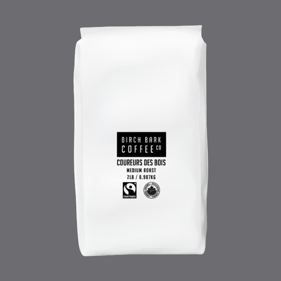 Birch Bark Coureurs Des Bois FTO Whole Bean Coffee, 2 lb