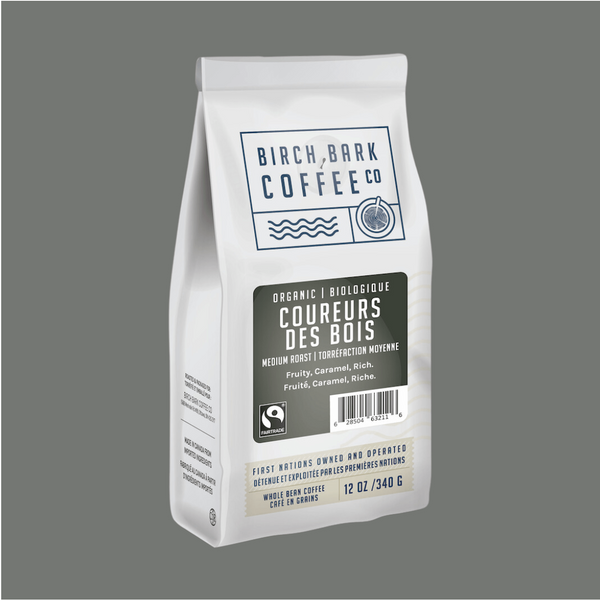 Birch Bark Coureurs Des Bois FTO Whole Bean Coffee, 12 oz