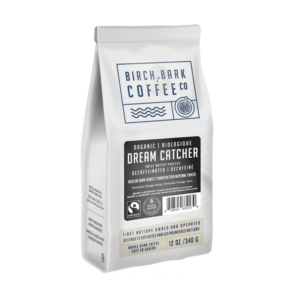 Birch Bark Dream Catcher Decaf FTO Whole Bean Coffee, 12 oz