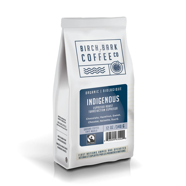 Birch Bark Indigenous Espresso FTO Ground Coffee, 12 oz