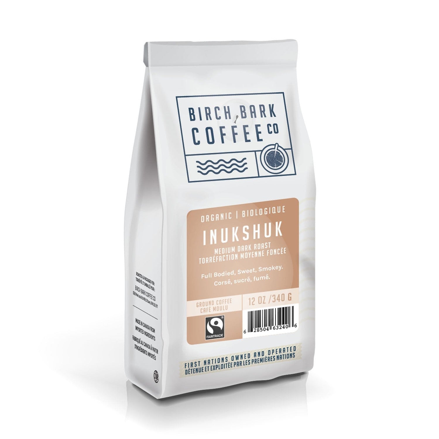 Birch Bark Inukshuk FTO Ground Coffee, 12 oz