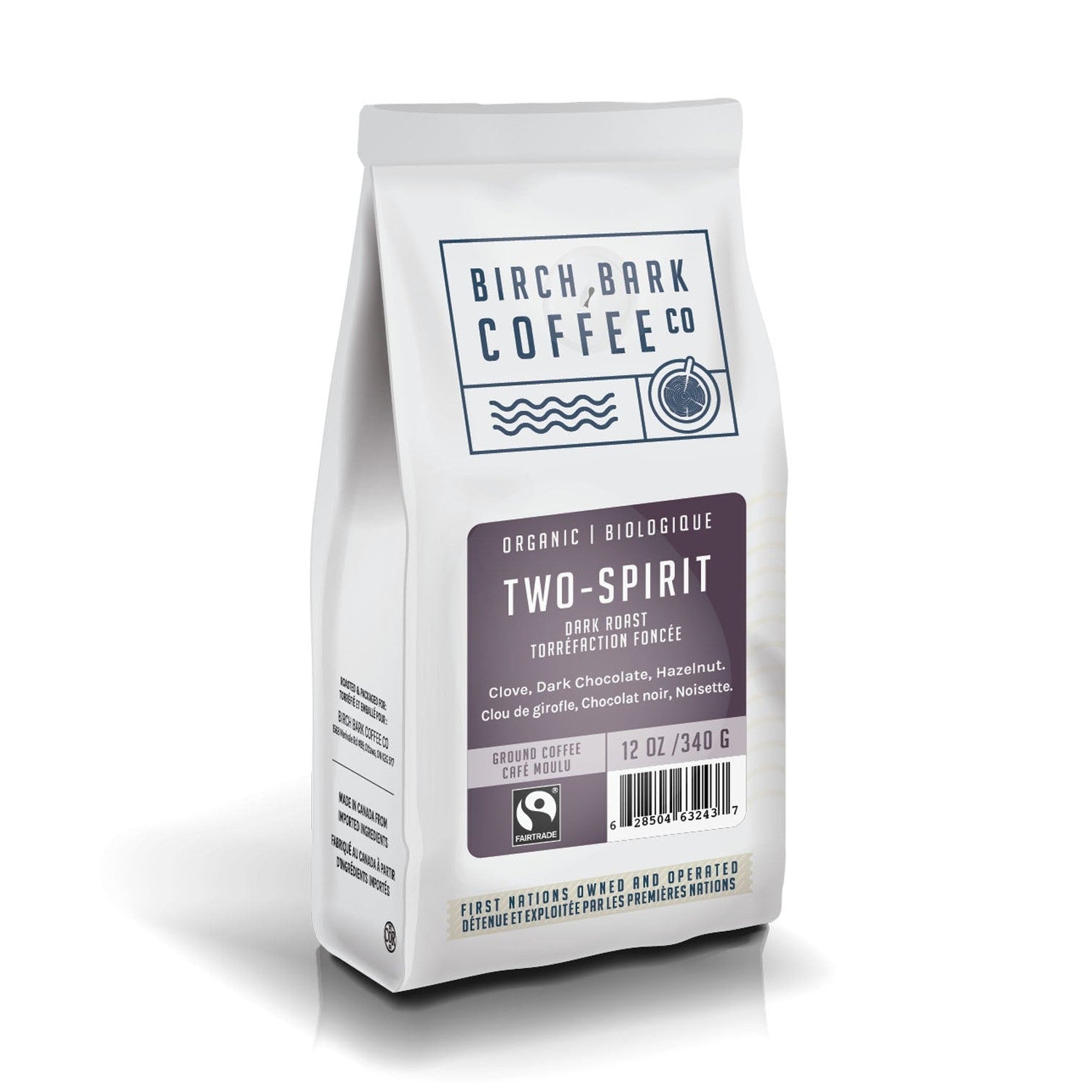 Birch Bark Two Spirit French Roast FTO Ground Coffee, 12 oz