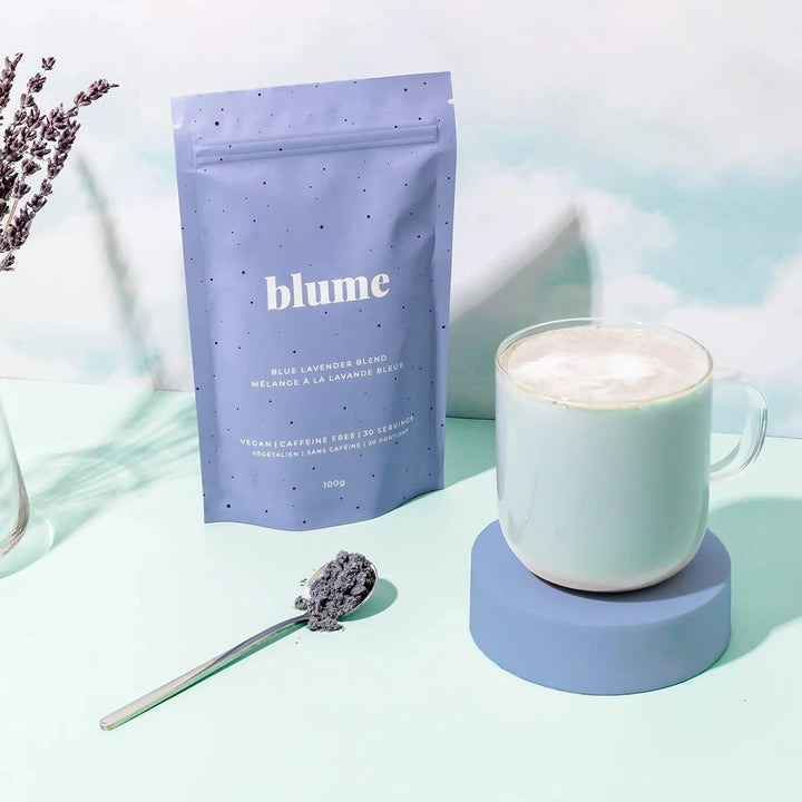 Blume Blue Lavender Blend Superfood Latte Mix, 100g